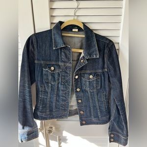 J. Crew dark denim jacket